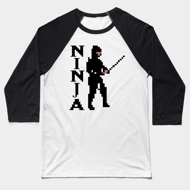 The Last Ninja Baseball T-Shirt by Nerd_art